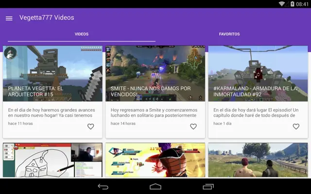 Vegetta777 Videos android App screenshot 1