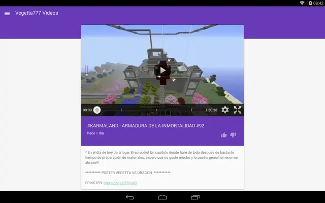 Vegetta777 Videos android App screenshot 4