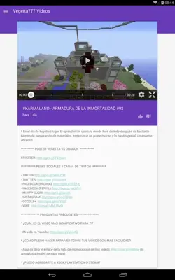 Vegetta777 Videos android App screenshot 6